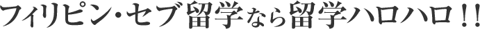 フィリピン・セブ留学なら留学ハロハロ！！